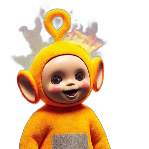 crown, creature, staff, 3d render transparent PNG cut-out