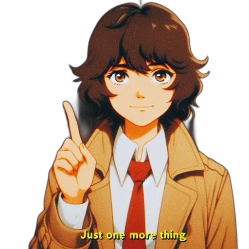 jacket, face, weapon, staff transparent PNG cut-out