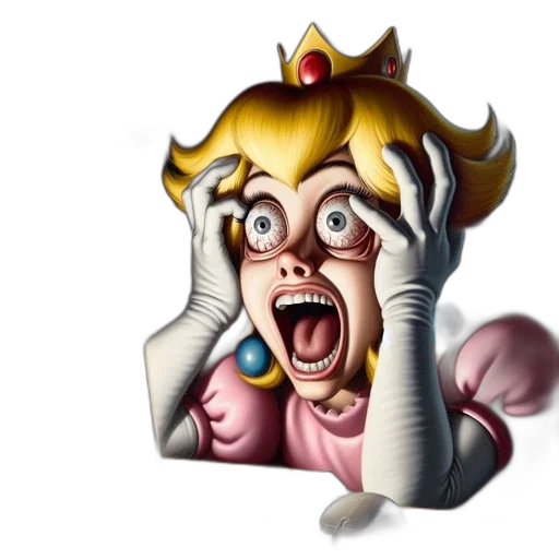 crown, concept art, 3d render, pixel art transparent PNG cut-out