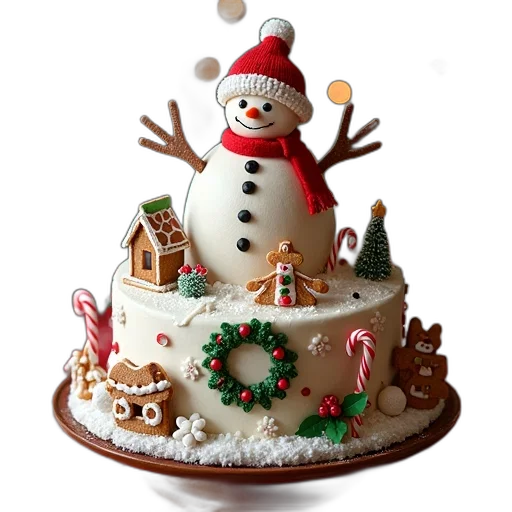 food, 3d render, photorealistic, festive transparent PNG cut-out