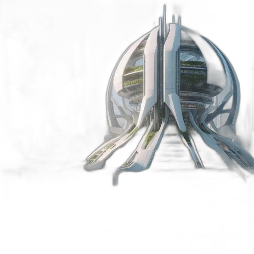 robot, dragon, creature, building transparent PNG cut-out