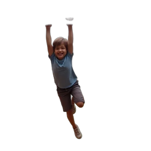 staff, 3d render, kids, climbing transparent PNG cut-out
