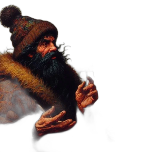hat, creature, concept art, fantasy art transparent PNG cut-out