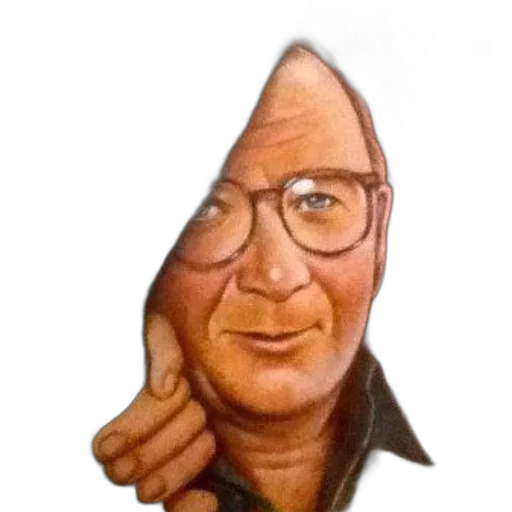 jacket, face, staff, crown transparent PNG cut-out