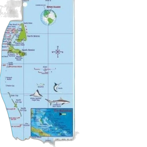 map, bahamas, section, dedicated transparent PNG cut-out