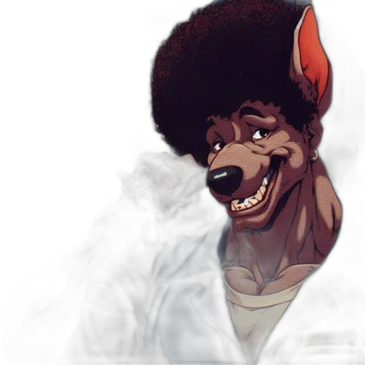 staff, face, creature, animal transparent PNG cut-out