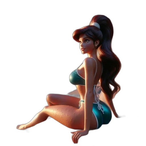 dress, 3d render, concept art, fantasy art transparent PNG cut-out