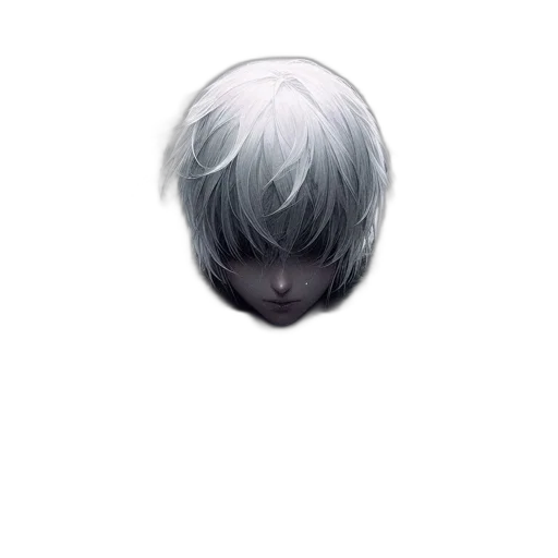face, mask, hair, creature transparent PNG cut-out
