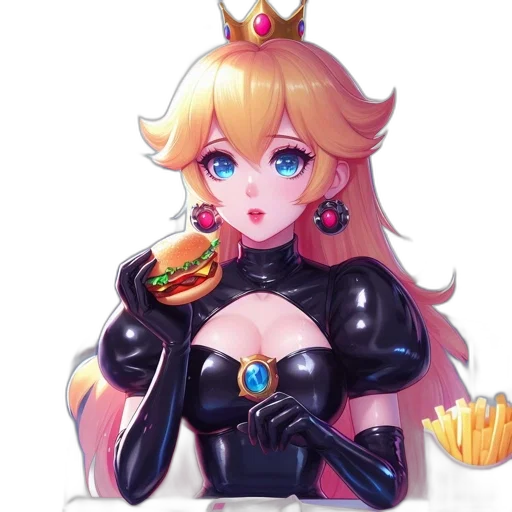 food, crown, dress, robot transparent PNG cut-out