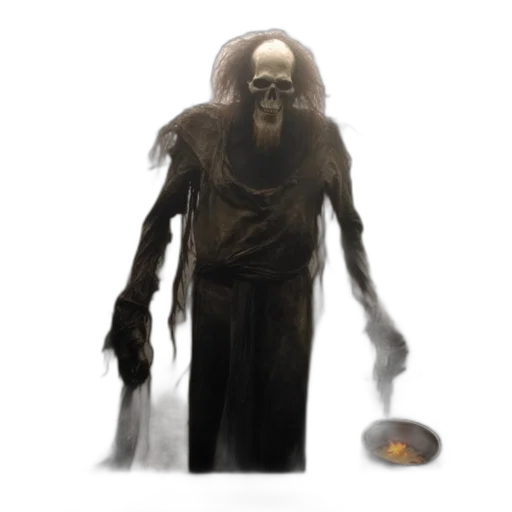 creature, mask, face, staff transparent PNG cut-out