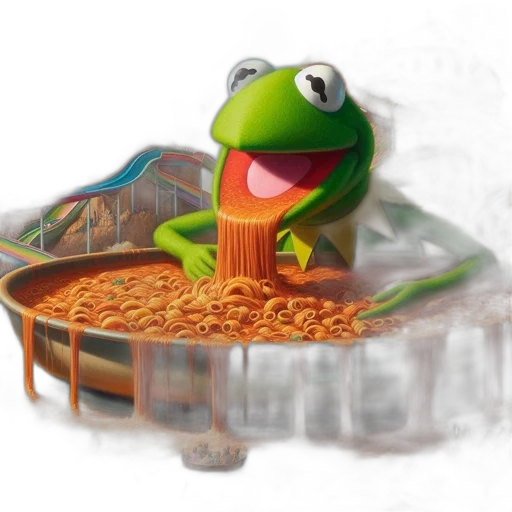 food, animal, concept art, 3d render transparent PNG cut-out