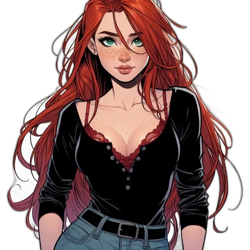 jacket, dress, comic book art, concept art transparent PNG cut-out