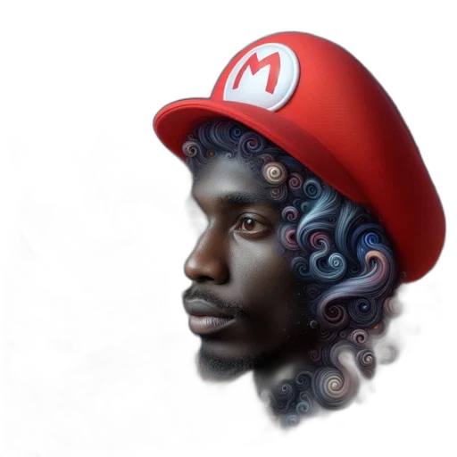 hat, crown, face, creature transparent PNG cut-out