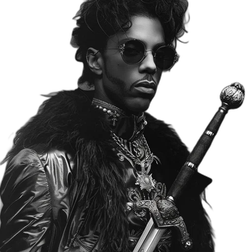 jacket, staff, crown, sword transparent PNG cut-out