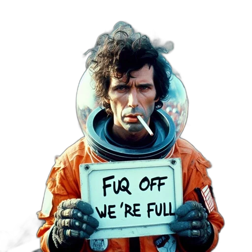 jacket, outer space, individual, donning transparent PNG cut-out