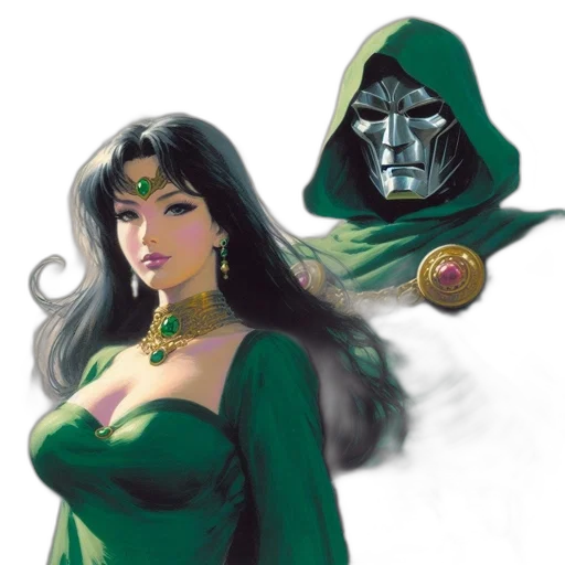 mask, comic book art, concept art, fantasy art transparent PNG cut-out