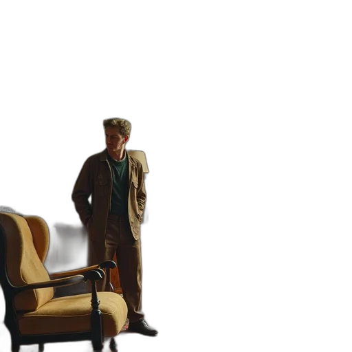 furniture, jacket, staff, robot transparent PNG cut-out