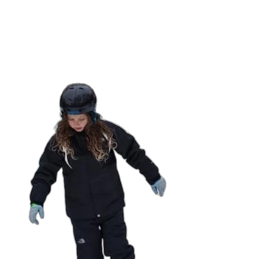 hat, jacket, staff, snow transparent PNG cut-out