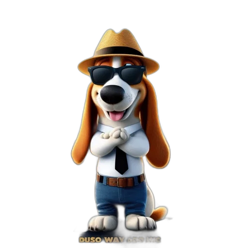 hat, staff, animal, jacket transparent PNG cut-out