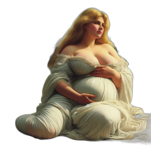 dress, oil painting, photorealistic, concept art transparent PNG cut-out