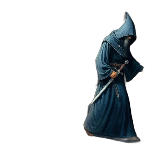 staff, sword, weapon, jacket transparent PNG cut-out
