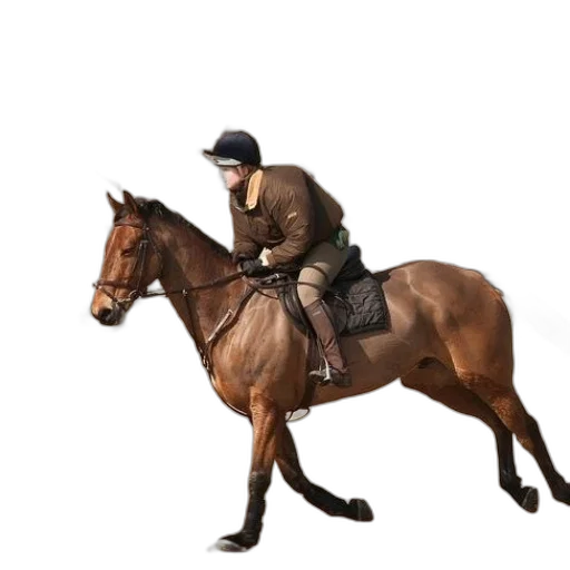 animal, jacket, hat, staff transparent PNG cut-out