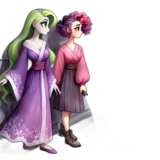dress, concept art, fantasy art, 3d render transparent PNG cut-out