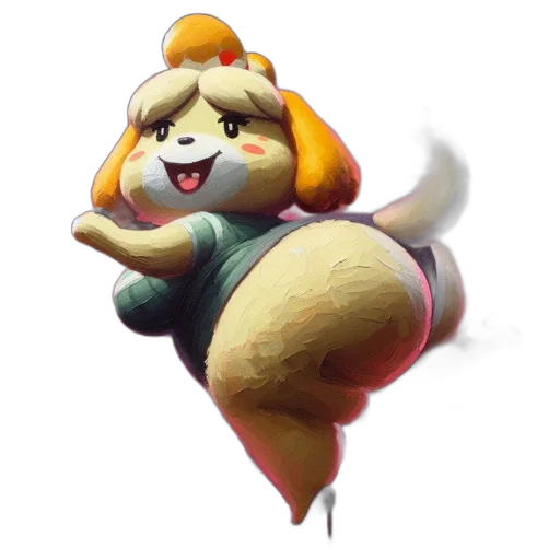 animal, creature, staff, dress transparent PNG cut-out