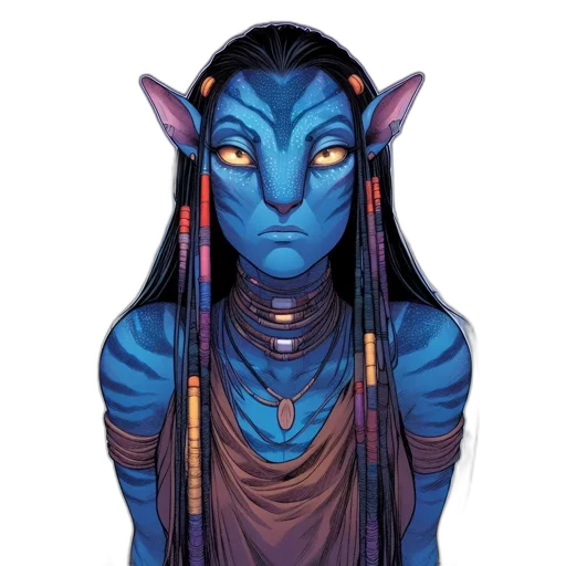 face, mask, creature, staff transparent PNG cut-out