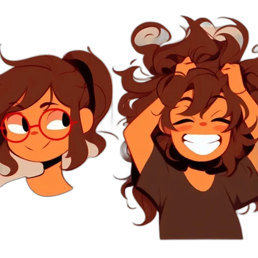 hair, creature, cartoon, concept art transparent PNG cut-out