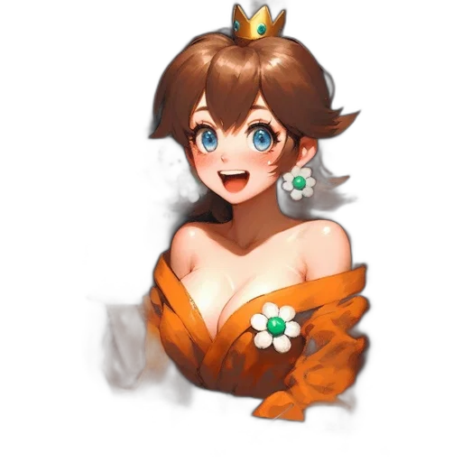 crown, dress, jewelry, flower transparent PNG cut-out