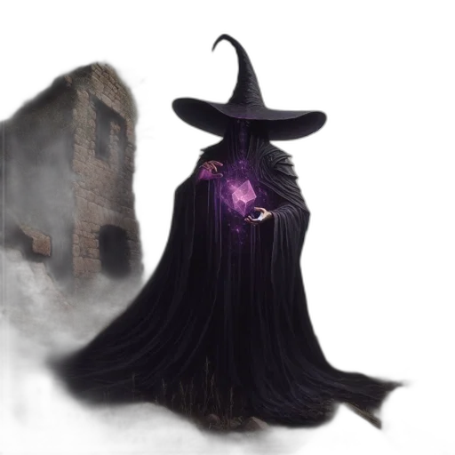 dress, hat, creature, mask transparent PNG cut-out