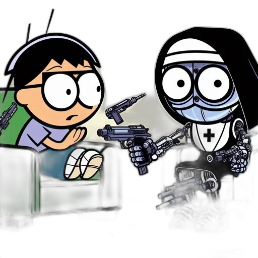 weapon, cartoon, comic book art, concept art transparent PNG cut-out