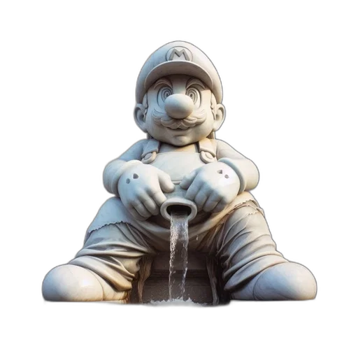 robot, jewelry, bottle, staff transparent PNG cut-out
