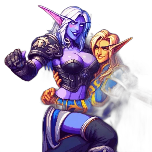 fantasy art, concept art, pixel art, comic book art transparent PNG cut-out