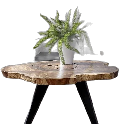 furniture, tree, crown, 3d render transparent PNG cut-out