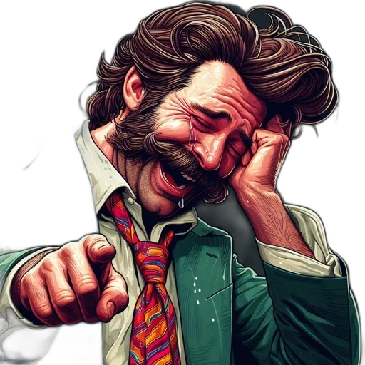 face, comic book art, photorealistic, man transparent PNG cut-out