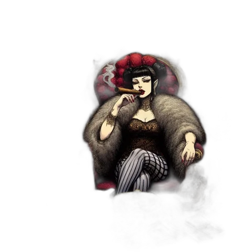 hat, jacket, staff, pixel art transparent PNG cut-out