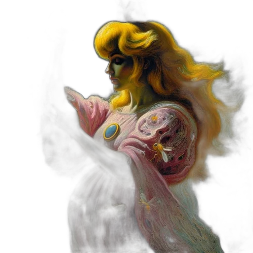 hair, face, creature, mask transparent PNG cut-out