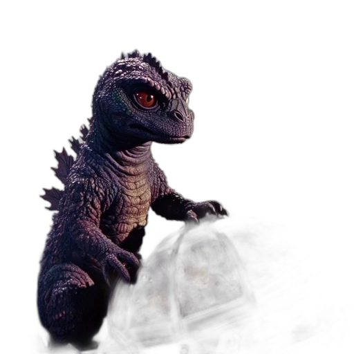 dragon, creature, animal, staff transparent PNG cut-out