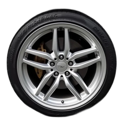 car, spoke, silver, set transparent PNG cut-out