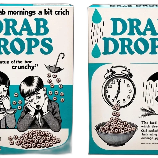 two, boxes, drab, drops transparent PNG cut-out
