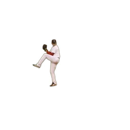 baseball, player, white, uniform transparent PNG cut-out