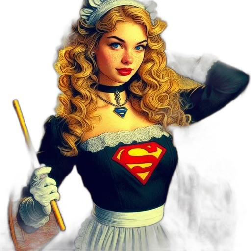 staff, comic book art, fantasy art, photorealistic transparent PNG cut-out