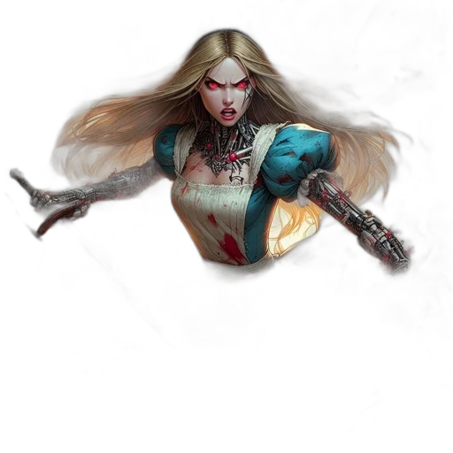 fantasy art, concept art, comic book art, photorealistic transparent PNG cut-out