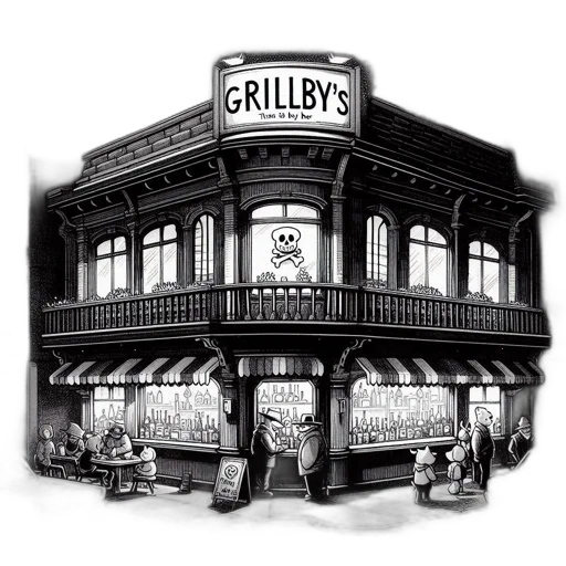 building, food, photorealistic, concept art transparent PNG cut-out