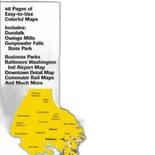 colorful, map, brochure, features transparent PNG cut-out