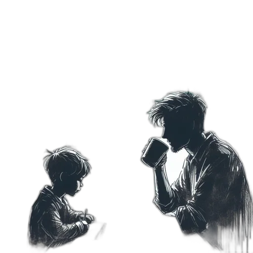 bottle, watercolor, concept art, comic book art transparent PNG cut-out