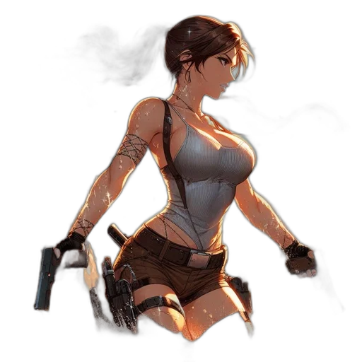 weapon, concept art, comic book art, pixel art transparent PNG cut-out