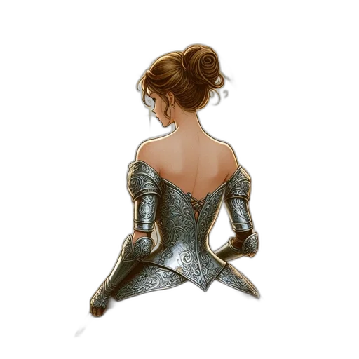 dress, sword, crown, robot transparent PNG cut-out